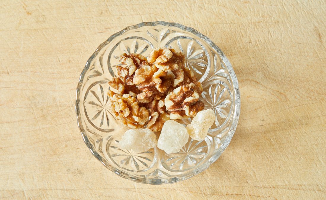 Walnuts & snow fungus — a Sitting Month recovery ingredient